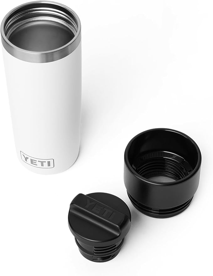 YETI Rambler 34 oz. French Press Coffee Maker (1) 16 oz Travel Bottle Stainless Steel White