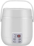 MZBDYYF Low Sugar Removing Mini Rice Cooker - Small Hunger Slow Cooker with Stainless Steel Pot Steamer Timer
