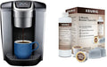 Keurig K-Elite Coffee Maker Single Serve K-Cup Pod Coffee Brewer With Iced Coffee Capability &amp 3-Month Brewer Maintenance Kit Includes Descaling Solution Water Filter Cartridges &amp Rinse Pod