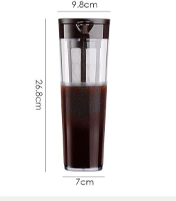 Coffee Carafe Coffee Machine Cold Boiling Ice Coffee Machine Dual Purpose Filtered Coffee Teapot Espresso Ice Dripping Pot Coffee Pot convenient(Green)