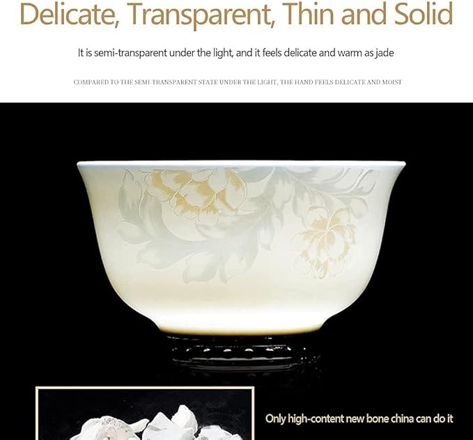 Dinnerware Sets - Luxury Gift Dishes Service Set 355660PCS Ceramic Dinnerware Set Bone China Tableware Dishes Plates Ceramic Combination Dinner Service Set Porcela56 Pieces