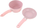 Pots and Pans Set Non Stick Aluminum Alloy Cookware Set with Even Heating Frying Pan and Soup Pot for Electric Ceramic Stove Small Kitchens