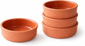 Mexican Clay Cookware Set of 4 (5.5 inch) – Terracotta Cazuelas Cocina Mexicana Spanish Earthenware Pots for Baking Yogurt Kheer Meat Vegetables Turkish &amp Mediterranean Cuisine