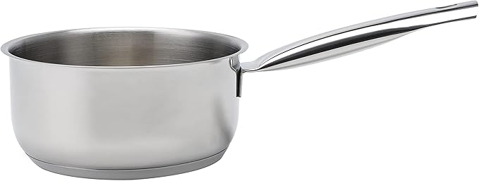 EW-TS-8010 Induction Cookware Set Made of High-Quality Stainless Steel 8-Piece Cookware Pots with Glass Lid 3 x Saucepans Saucepan Frying Pan for All Types of Cookers Silver Edition