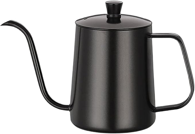 Pour Over Coffee KettleLong Narrow SpoutCoffee CarafeGoose Neck KettleStainless Steel Tea KettleStovetop Portable Water Bottle 20 Oz