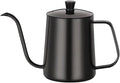 Pour Over Coffee KettleLong Narrow SpoutCoffee CarafeGoose Neck KettleStainless Steel Tea KettleStovetop Portable Water Bottle 20 Oz