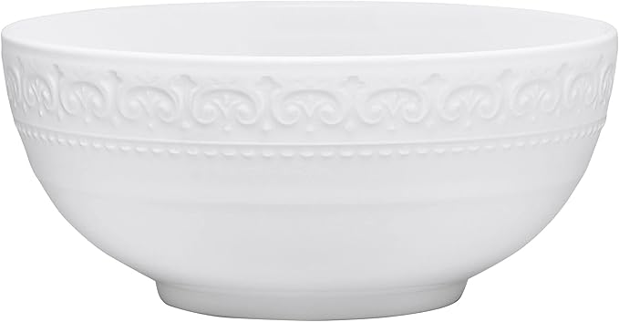 Mikasa Crown White Chip Resistant 18 Piece Dinnerware Set Service for 6