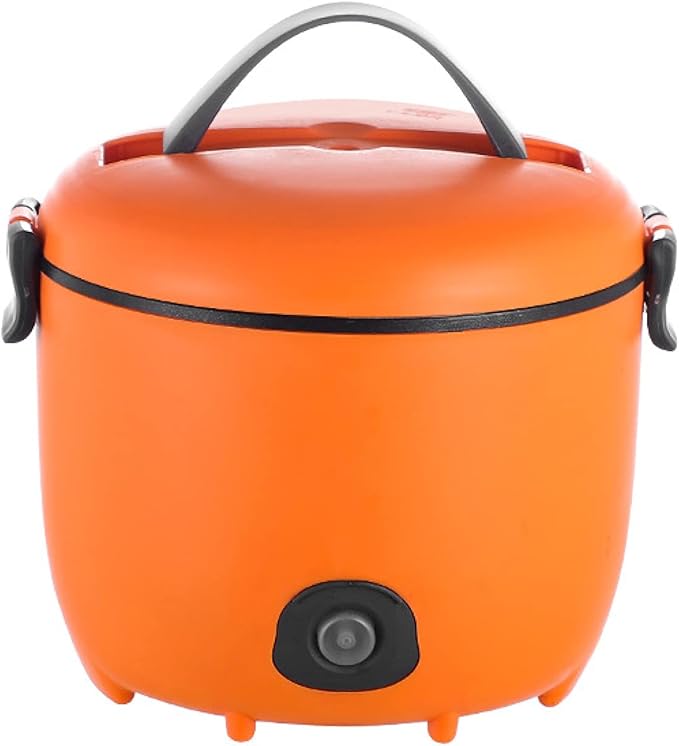Rice Cooker Rice Cooker Electric 1.8L Multicooker With Removable Non Stick Rice Pot And Keep Warm Function For 1-3 People(Orange)