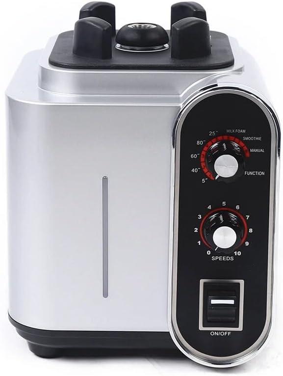 Heavy Duty Commercial Blender 2200W Professional Countertop Blender with Timer10 Speeds 50 oz Large Capacity for Crushing Ice Frozen Fruit Soup and Smoothies for Home and Restaurant Use