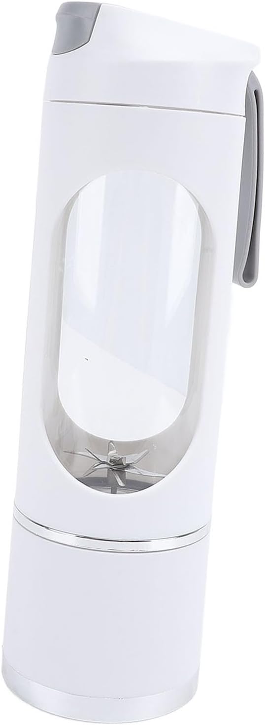 Small Travel Blender 450 Ml Easy to Use a Portable Office Squeezer Cup (White)