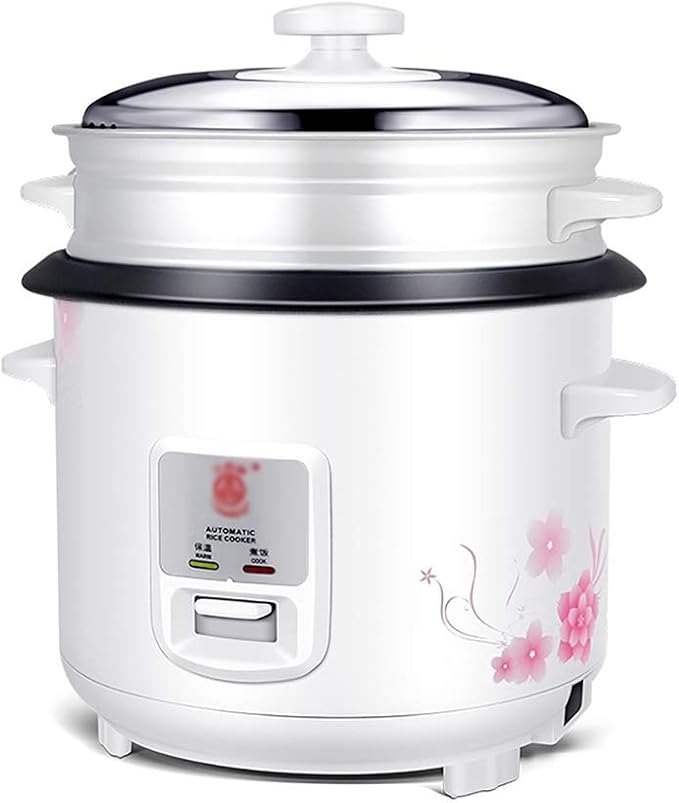 Household Rice Cooker And Steamer-keep Warm Function Mini Rice Cooker With Spatula And Measuring Cup For 1-8 People(3L)