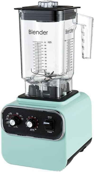 Blender 2L Commercial Smoothie Maker with 10 Speeds and 4 Dimensional Spoiler Function with 8 Stainless Steel Blades 1600W Power Motor Can Make Smoothies or Milkshakes and More