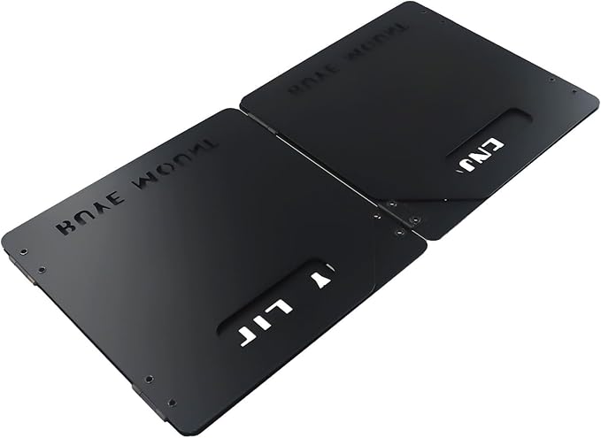 Folding Gas Stove Windshield and Lightweight Improved Cooking Efficiency (black)