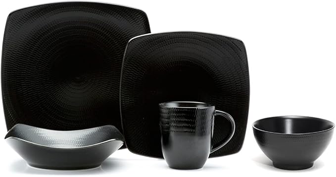 212 Main Black Rice Dinner Set - 20 Piece