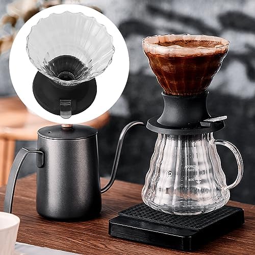 High Temperature Glass Coffee Dripper with Steel Balls Prevent Falling Easy to Operate Suitable For Immersion and Hand Drip Extraction