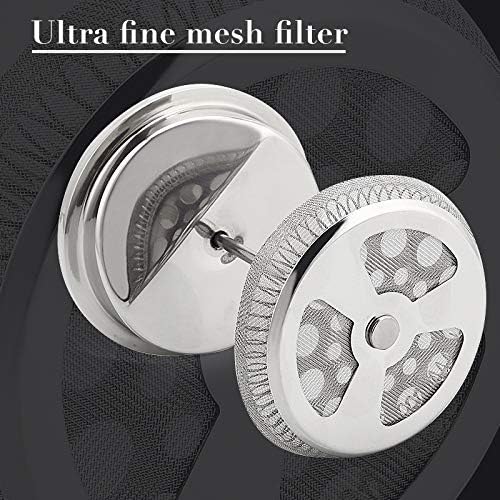 Coffee Press Maker French Press Stainless Steel Espresso Coffee Machine Double-Wall Tea Maker Pot 1000ml Pots (800ml)
