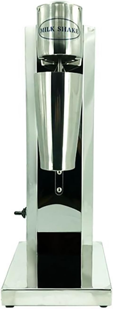 Milkshake MakerElectric Drink Mixer Commercial Milkshake Blender2 SpeedsStainless Steel 180W 18000RMP Speed Adjustable with Mixing Cup