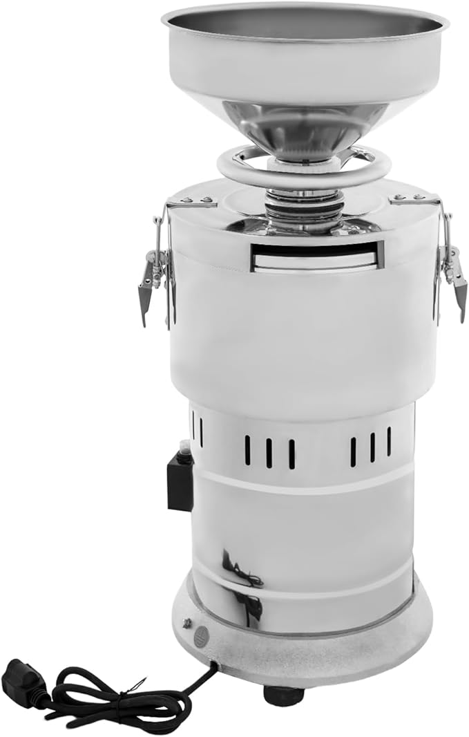 Nut Milk Maker Blender1100W 110V Commercial Soybean Milk Machine with Splash-Proof Soybean Residue Box2850RPM Tabletop Automatic Soy Almond Oat Coconut Beverage MakerProduction 132Lbs/H(Dry Bean)