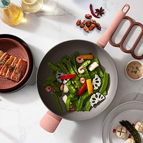 Cookware Kitchen Household Aluminum Alloy Pot Set Super Platinum Non Stick Coating Common for Multiple Stoves Easy to Clean Cookware Set