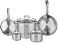 ELO 9503450 Cookware Set 5 Pieces 2 Frying Pans 24 and 28 cm 3 Saucepans 12 16 and 26 cm Elo Profi Citrine Stainless Steel Induction