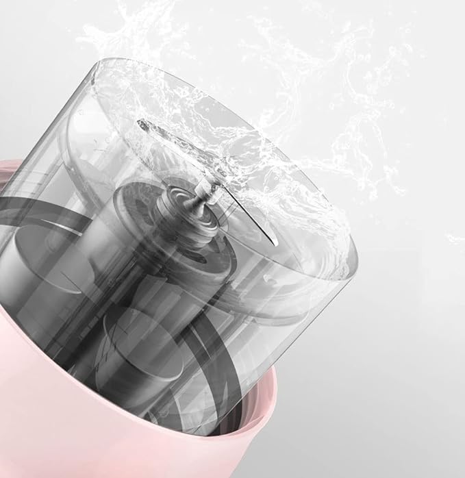 Portable Blender Smoothies Personal Blender Mini Juicer Cup USB Rechargeable (Color : White)