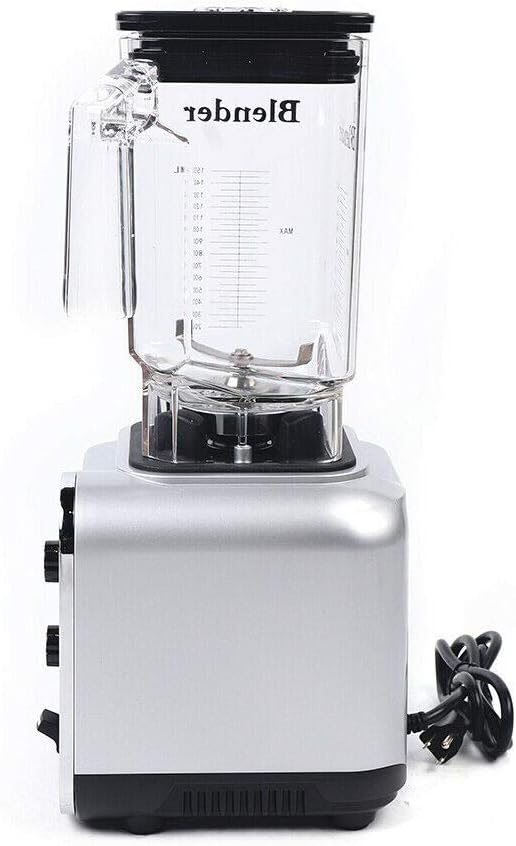 Soundproof Blender110V 2200W 1.5L Commercial Fruit Juice Smoothie Maker With Shield Quiet Sound Enclosure for Puree Ice CrushShakes and Smoothies (1.5L2200W)