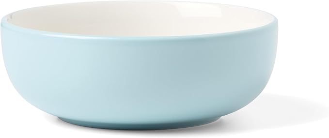 Oneida Dinnerware Set 24/7 Colors Turquoise 12-Piece Set Service For 4 Dishwasher Safe Microwave Safe Porcelain Plates And Bowls sets Dish Set Plate Set Home And Kitchen (Turquoise 12 Piece)