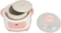 Yosoo 1L Electric Stew Pot 200W Anti Dry Burn Ceramic Cooker Convenient and Easy to for Rice Soup (US Plug 110V)