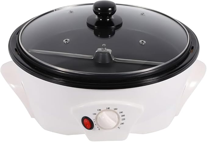 Coffee Roaster Machine for Home Use 500g Household Electric Coffee Bean Roasters Machine 0-240℃ Non-Stick for Cafe Shop Home Use