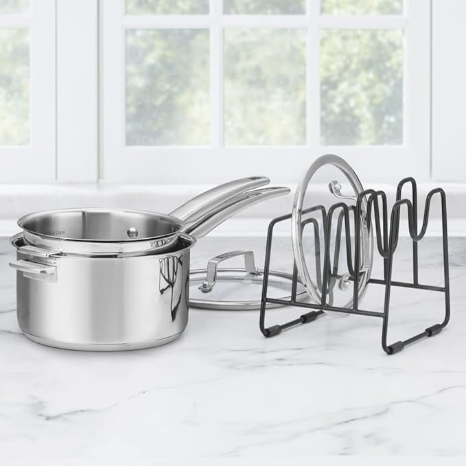 CUISINART N9119-5 SmartNest Stainless Steel Nesting Saucepan Set 5 Piece