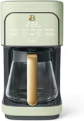 12-Cup Programmable Coffee Maker with 24h Timer &amp Brew Strength Settings Drip Brewer for Rich Flavor (Sage Green)