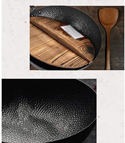 3 PC Household Iron Pot Cooking Soup Sturdy Uncoated Non-stick Cookware for Store Camping Kitchen Home