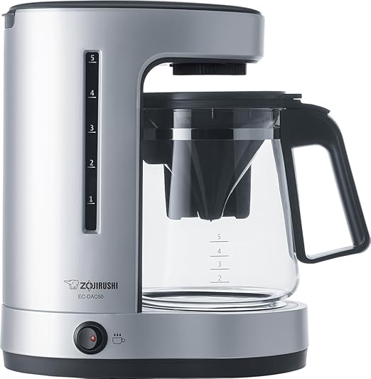 Zojirushi EC-DAC50SZ ZUTTO Coffee Maker 5 Cups Silver PFAS-free