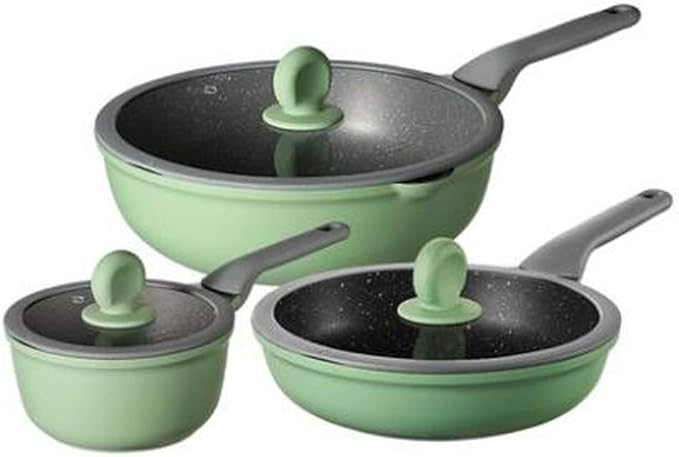 Cookware Cookware Set Soup Pot Frying pan Cooking Tool Non-Stick pan Kitchen Induction Cooker Milk Pot Noodles Pot Wok hotpot Casserole