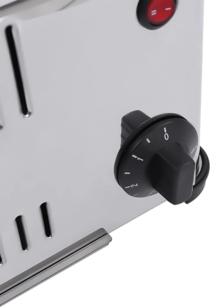 Stainless Steel Toaster 6 Slice Extra Wide Slots for Toasting Bagels Breads Waffles Countertop Kitchen Essentials Commercial Toaster Bread Baking Machine for Restaurant