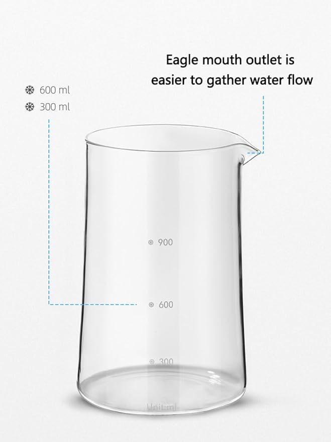 Ice Drip Coffee Maker 20oz Slow Drip Cold Brew Coffee Makers Borosilicate Glass Constant Pressure Drip Coffee Brewer