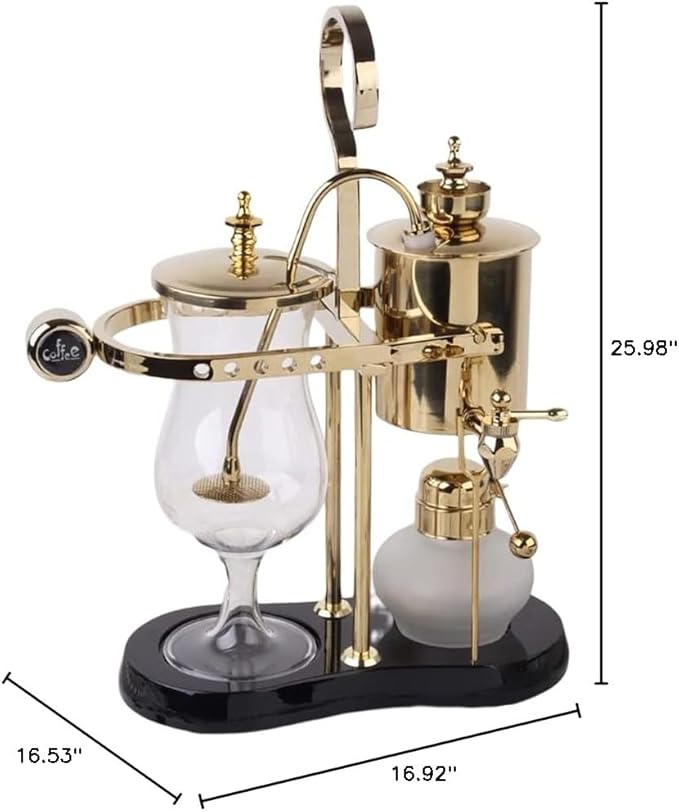 Stainless Steel Belgian Coffee maker for making Coffee (Fashion Style)