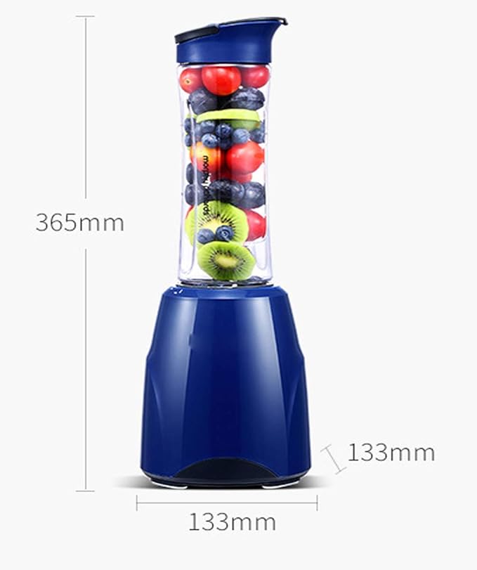 Portable Blender Mini Blender Smoothie Maker with USB Rechargeable Electric Blender Professional Commercial for Vegetables and Fruit Smoothie Maker Blender Food Processor 600Ml 300w