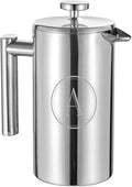 Personalized Visol Dasha Stainless Steel Coffee Press - Free Engraving (Single Initials)