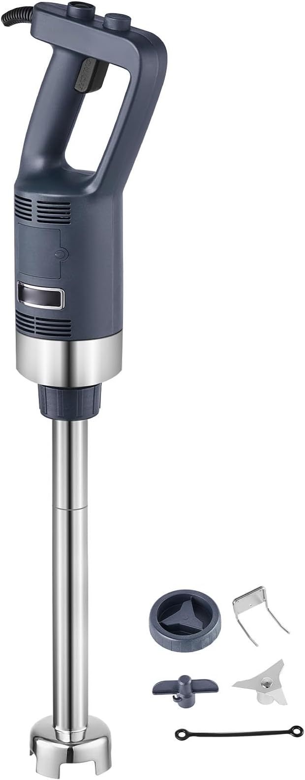 Happybuy 500W Commercial Immersion Blender: A 16-inch Hand Mixer with Stepless Variable Speed Stainless Steel Blade Ideal for Soups Sauces Mashed Potatoes and Cream
