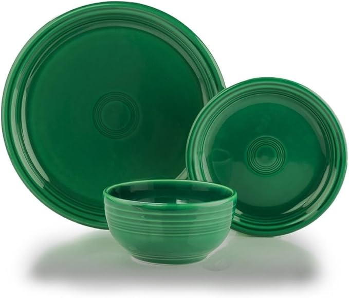 Fiesta 12pc Bistro Dinnerware Set Jade - Service for Four