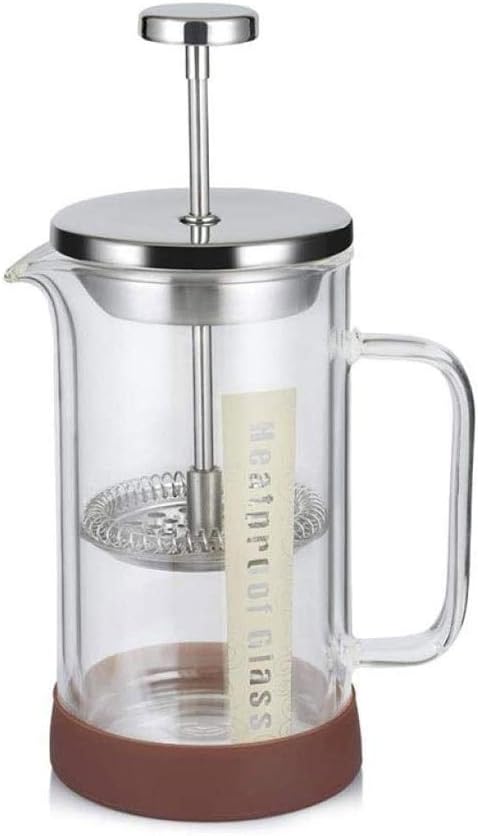 Coffee Maker - Stainless Steel &amp Glass French Coffee PressDouble Wall Thermal Insulated Borosilicate Glass Coffee Press. (Size : 500ML)