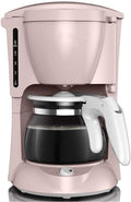Filter Drip Coffee Maker Machine 0.65L Electric Drip Coffee Maker Household Coffee Machine 5 Cup Tea Coffee Pot 220V (A) (B)