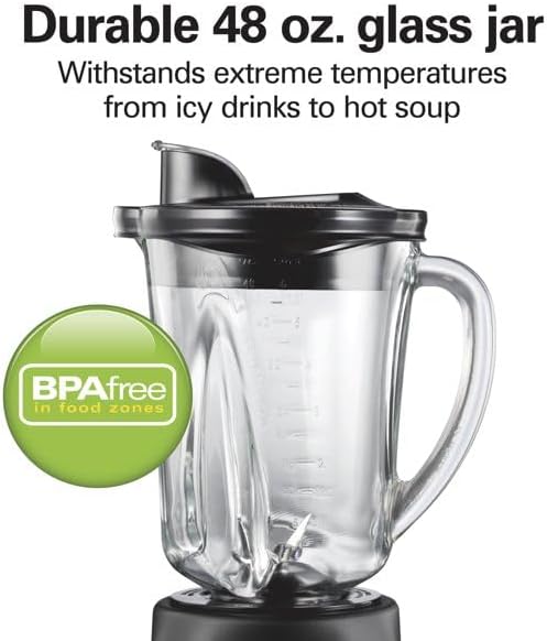 Smoothie Smart Blender 48 oz. Glass Jar 56202 ULTRA-SMOOTH RESULTS WITH PATENTED WAVE~ACTION
