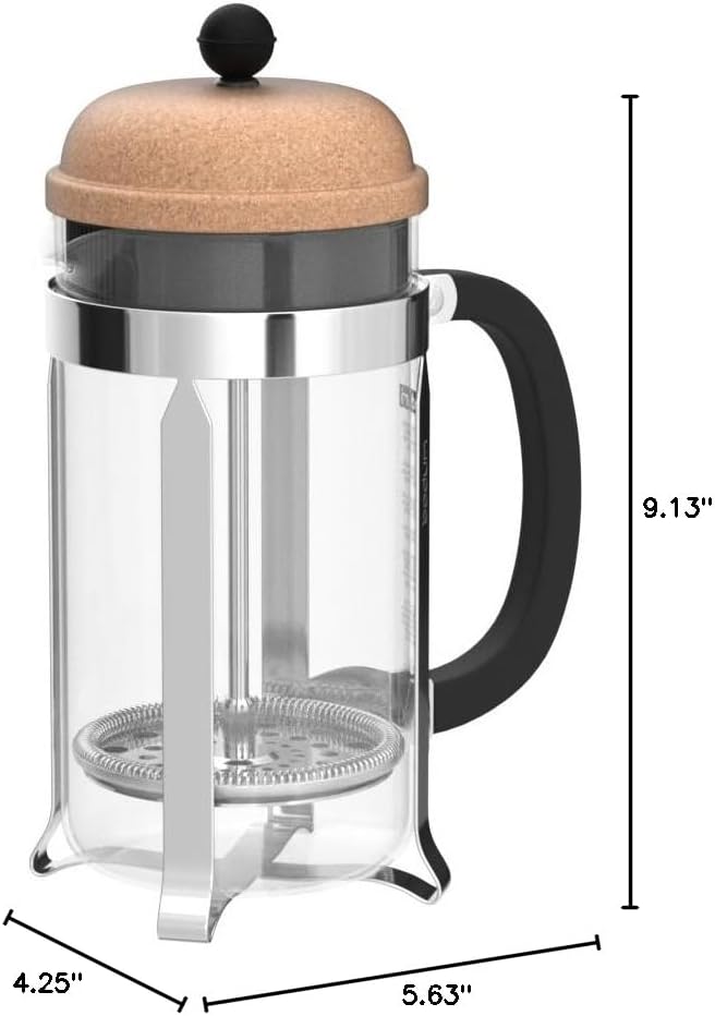 Bodum Chambord French Press Coffee Maker 34 Ounce Cork