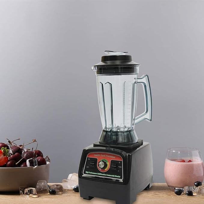 Commercial Countertop 3.9L Food Processor Mixer 2800W Heavy Duty Frozen Fruit Juicer Food Processor Machine Ice Crusher Large Smoothie Ice Cream Maker