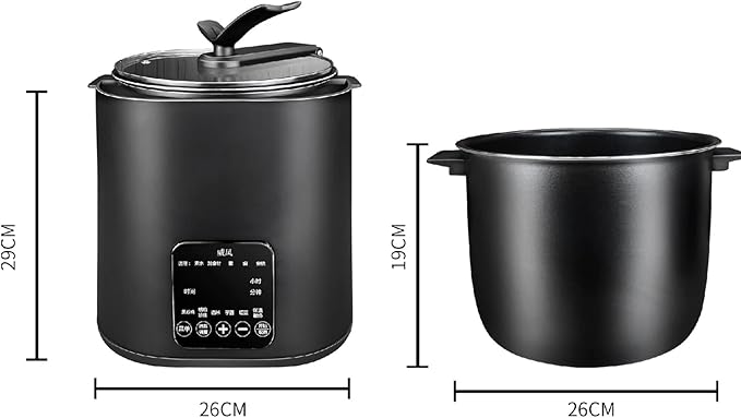 Fully Automatic Tapioca Pearls Cooker 1300w Commercial Milk Tea Pearl Maker Intelligent Temperature Control Freely Adjustable Time for Milk Tea Shops Snack Bars 9L Large Capacity