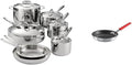 Tramontina 12-Piece Tri-Ply Clad Cookware Set with 8-Inch and 10-Inch Fry Pans 80114/534DS Model