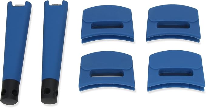 Noir 6pc Handle &amp Grip Set for Noir Cookware Collection Royal Blue (ZSPCWHH49)