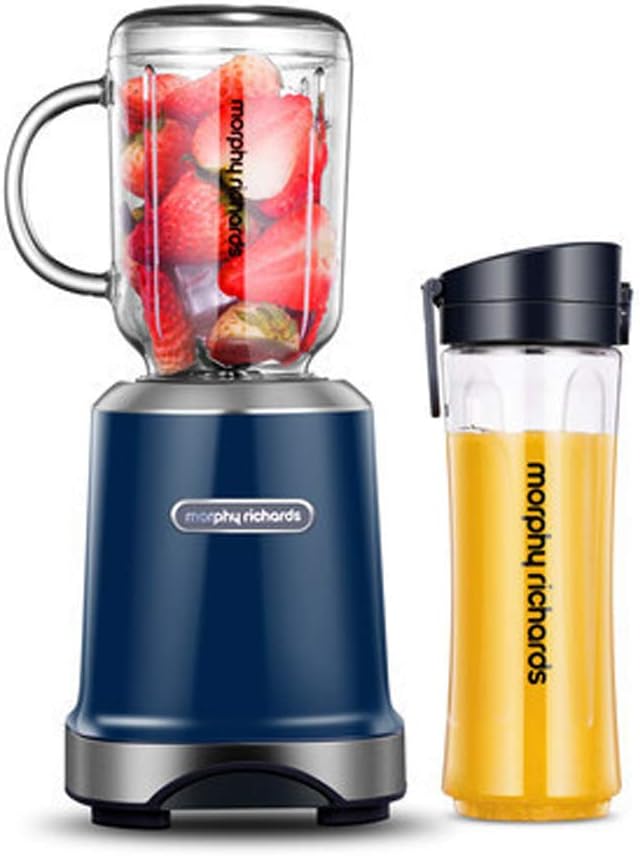 Portable Blender Mini Blender Smoothie Maker with USB Rechargeable Electric Blender Professional Commercial for Vegetables and Fruit Smoothie Maker Blender Food Processor 600Ml 300w
